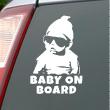 Car Stickers and Decals - Sticker Cool Baby on board - ambiance-sticker.com