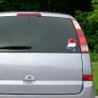 Car Stickers and Decals - Sticker Netherlands flag inside country shape - ambiance-sticker.com