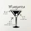 Wall decals for the kitchen - Wall decal Margarita - ambiance-sticker.com