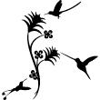 Wall decal sticker 3 hummingbirds - ambiance-sticker.com