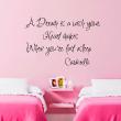 Wall decals with quotes - Wall decal A dream is a wish your… - ambiance-sticker.com