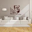 Wall decals with quotes -  Wall decal A man may die , nations may - John F Kennedy  decoration - ambiance-sticker.com