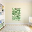 Wall decals for kids - ABC school wall decal - ambiance-sticker.com