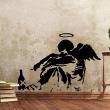 Wall decals design - Wall decal fallen angel - ambiance-sticker.com