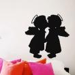 Love  wall decals - Wall decal Angels in love - ambiance-sticker.com