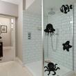 Bathroom wall decals - Wall decal Marine animals - ambiance-sticker.com