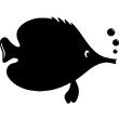 Wall decals Chalckboards - Wall decal Cartoon fish - ambiance-sticker.com