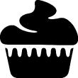 Wall decals Chalckboards - Wall decal Design cupcake - ambiance-sticker.com