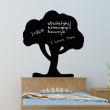 Wall decals Chalckboards - Wall decal Large tree - ambiance-sticker.com