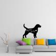 Wall decals Chalckboards - Wall decal Silhouette dog - ambiance-sticker.com