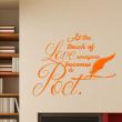 Love  wall decals - Wall decal At the touch of love everyone becomes a poet - ambiance-sticker.com