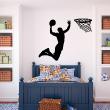 Figures wall decals - Wall decal Basketball player before a dunk - ambiance-sticker.com