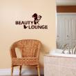 Bathroom wall decals - Wall decal Beauty lounge - ambiance-sticker.com