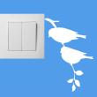 Wall decals Plugs & Swtich Buttons - Wall decal branch and bird 2 - ambiance-sticker.com