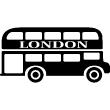 City wall decals - Wall decal London bus 2 - ambiance-sticker.com