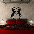 Animals wall decals - Horse in love Wall decal - ambiance-sticker.com