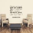 Wall decals with quotes - Wall decal Choisis un travail que tu aimes - Confuclus - ambiance-sticker.com