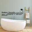 Wall decals with quotes - Wall decal quote Bains chauds 0,5 cts... -  decoration - ambiance-sticker.com