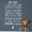 Wall decal Chez nous... - ambiance-sticker.com