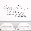 Wall decals with quotes - Wall decal quote design suivez vos rêves - decoration - ambiance-sticker.com