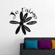 Wall decals with quotes - Wall sticker quote Je t'aime, beaucoup ... - decoration - ambiance-sticker.com
