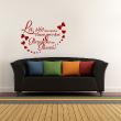 Wall decals with quotes - Wall decal quote La vie est courte vivons ... - decoration - ambiance-sticker.com