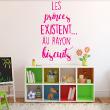 Wall decals with quotes - Wall decal Les princes existent... - ambiance-sticker.com