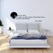 Wall decals with quotes -  Wall decal Marc Aurèle - En te levant le matin... decoration - ambiance-sticker.com