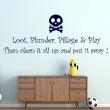 Wall decals for kids - Clean it all up wall decal - ambiance-sticker.com