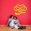 Love  wall decals - Wall decal Artistic Heart Love - ambiance-sticker.com