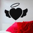 Love  wall decals - Wall decal Angel Heart - ambiance-sticker.com
