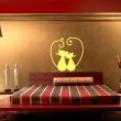 Animals wall decals - Couple lovers cats Wall decal - ambiance-sticker.com