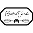 Wall decals for the kitchen - Wall decal Baked goods - ambiance-sticker.com