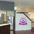 Wall decals for the kitchen - Wall decal Grill fast - ambiance-sticker.com