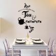 Wall decals for the kitchen - Wall decal We go together like tea crumpets - ambiance-sticker.com