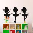 Wall decals for kids - Dancing girls wall decal - ambiance-sticker.com