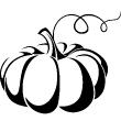 Wall decals for the kitchen - Wall decal pumpkin - ambiance-sticker.com