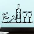 Wall decals for the kitchen - Wall decal shelf 3 - ambiance-sticker.com