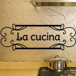 Wall decals for the kitchen - Wall decal La cucina - ambiance-sticker.com