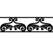 Wall decals design - Wall decal Design artistic baluster - ambiance-sticker.com