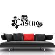 Wall decals design - Wall decal Casino design - ambiance-sticker.com