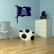 Wall decals for kids - Pirate flag design wall decal - ambiance-sticker.com