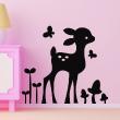 Wall decals for kids - Design lamb, butterfly, flower, mushroom wall decal - ambiance-sticker.com