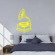 Wall decals music - Wall decal Design Gramophone - ambiance-sticker.com