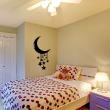 Wall decals for kids - Moon and stars design wall decal - ambiance-sticker.com