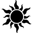 Wall decals design - Wall decal Sun design - ambiance-sticker.com