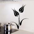 Flowers wall decals - Wall decal Two bounding tulips - ambiance-sticker.com
