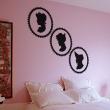 Figures wall decals - Wall decal Different portraits of women - ambiance-sticker.com