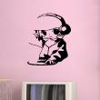 Wall decals for kids - DJ girl Wall decal - ambiance-sticker.com