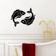 Bathroom wall decals - Wall decal Double fish - ambiance-sticker.com